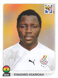 Kwadwo Asamoah Ghana samolepka Panini World Cup 2010 #328